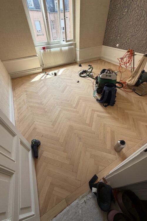 RENOVATINO PARQUET MENUISERIE WEIDMANN 1 500X750 | Menuiserie Weidmann Pose, rénovation et vitrification de parquet : l’expertise Hebo Parquet en Alsace Lingolsheim 0
